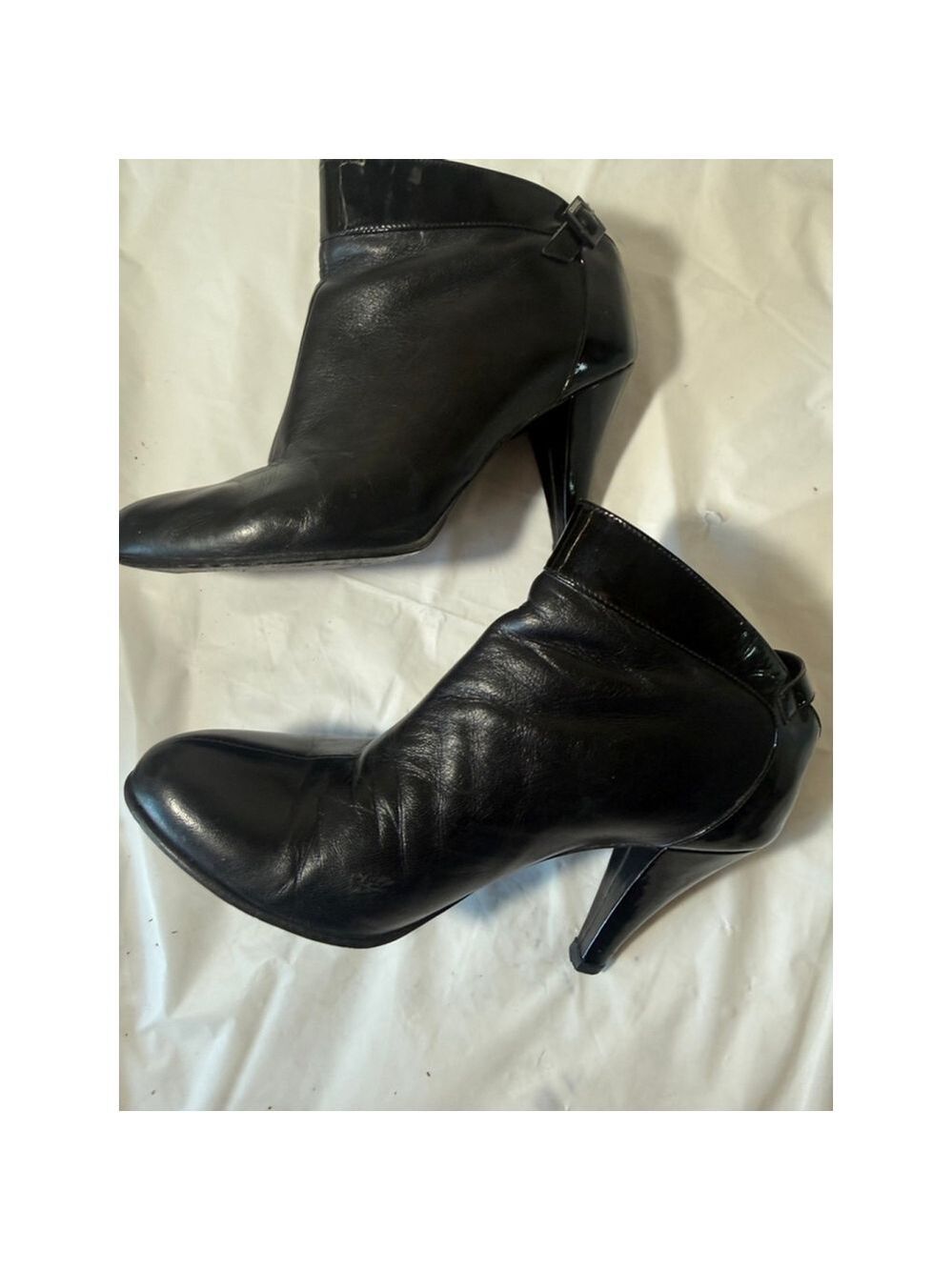 CHANEL Boots Leather Authentic size 6 - Picture 2 of 16